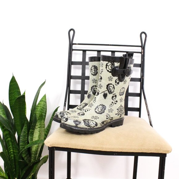*Capelli Floral  Tall Rain Boot - Picture 1 of 6